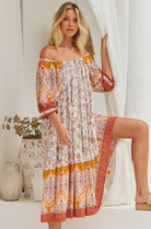  JAASE | QUINCY BLOSSOM MIDI DRESS | Bohemian Love Runway
