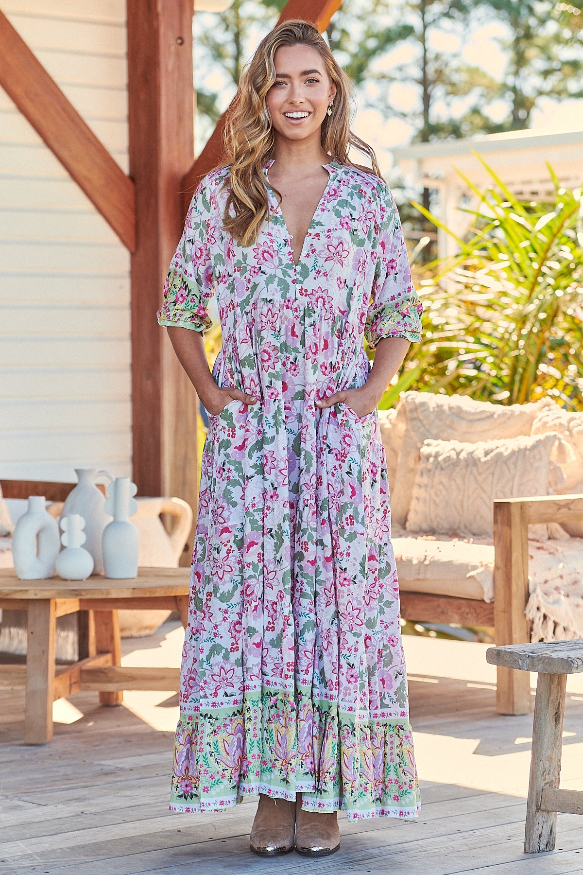  JAASE | SAKURA TILLIE MAXI DRESS | Bohemian Love Runway