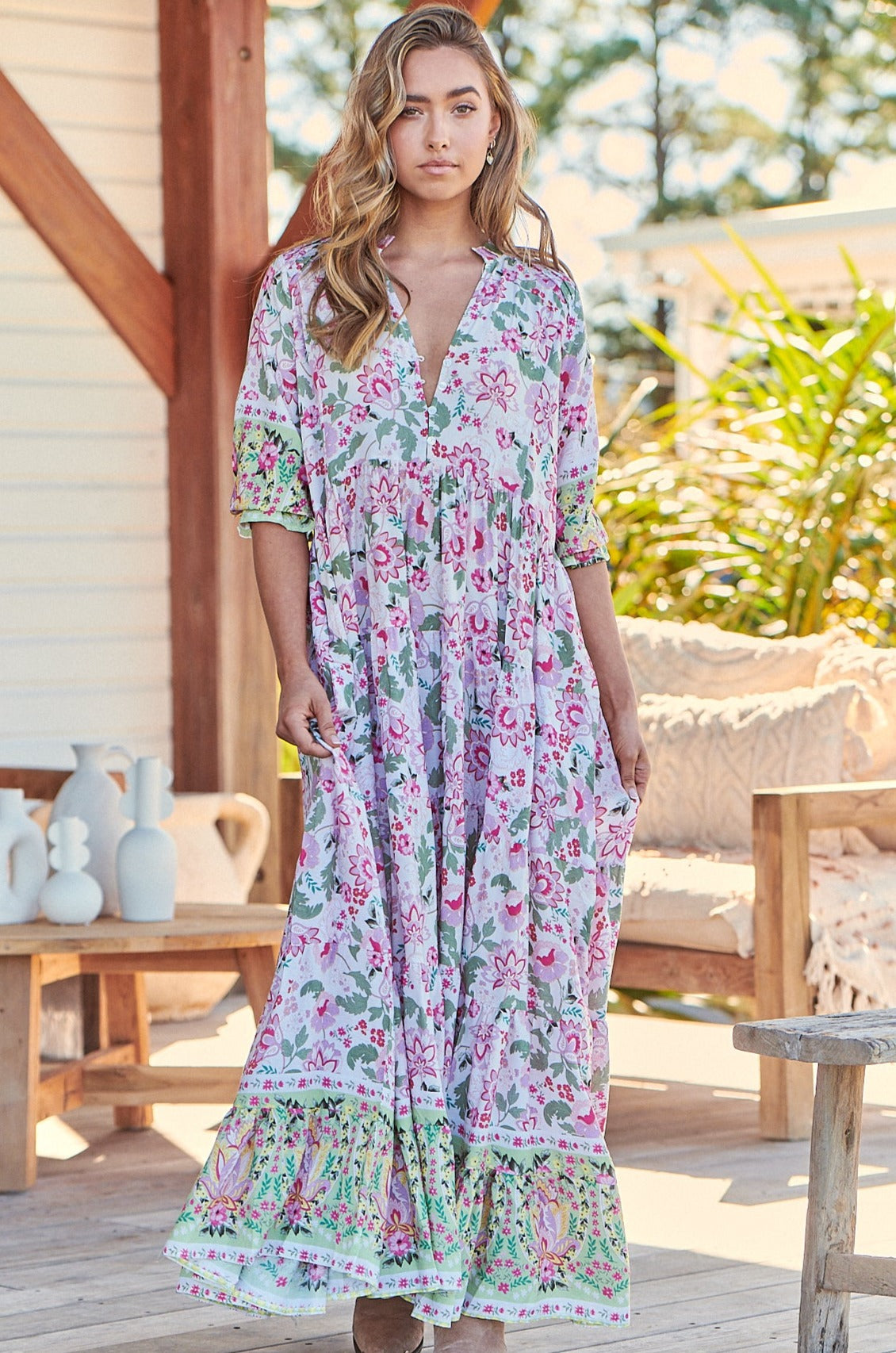  JAASE | SAKURA TILLIE MAXI DRESS | Bohemian Love Runway