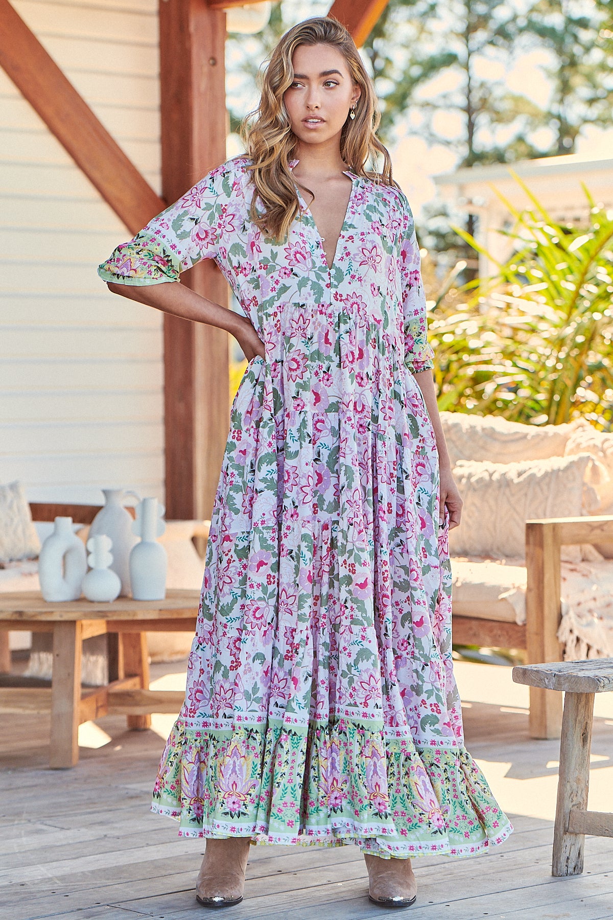  JAASE | SAKURA TILLIE MAXI DRESS | Bohemian Love Runway