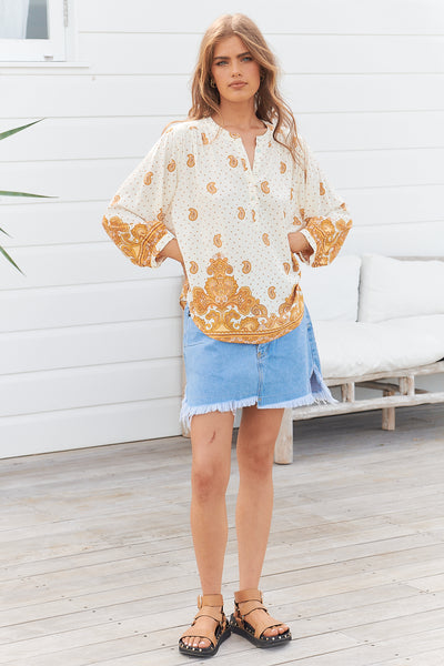 JAASE | SUNDOWN RYLEE BLOUSE | Bohemian Love Runway