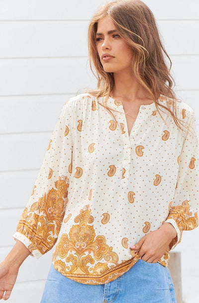 JAASE | SUNDOWN RYLEE BLOUSE | Bohemian Love Runway