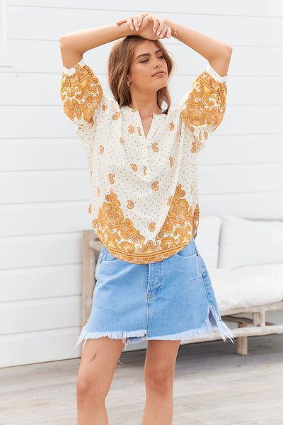 JAASE | SUNDOWN RYLEE BLOUSE | Bohemian Love Runway