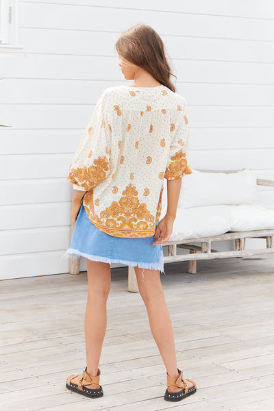 JAASE | SUNDOWN RYLEE BLOUSE | Bohemian Love Runway