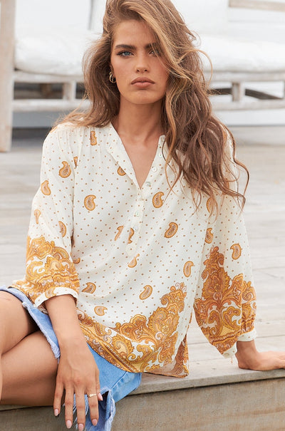 JAASE | SUNDOWN RYLEE BLOUSE | Bohemian Love Runway