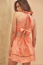  JAASE | HOLLIDAY CORAL OLIVIA MINI DRESS | Bohemian Love Runway