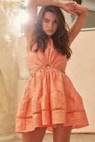  JAASE | HOLLIDAY CORAL OLIVIA MINI DRESS | Bohemian Love Runway
