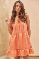  JAASE | HOLLIDAY CORAL LUX MINI DRESS | Bohemian Love Runway