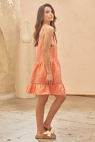  JAASE | HOLLIDAY CORAL LUX MINI DRESS | Bohemian Love Runway
