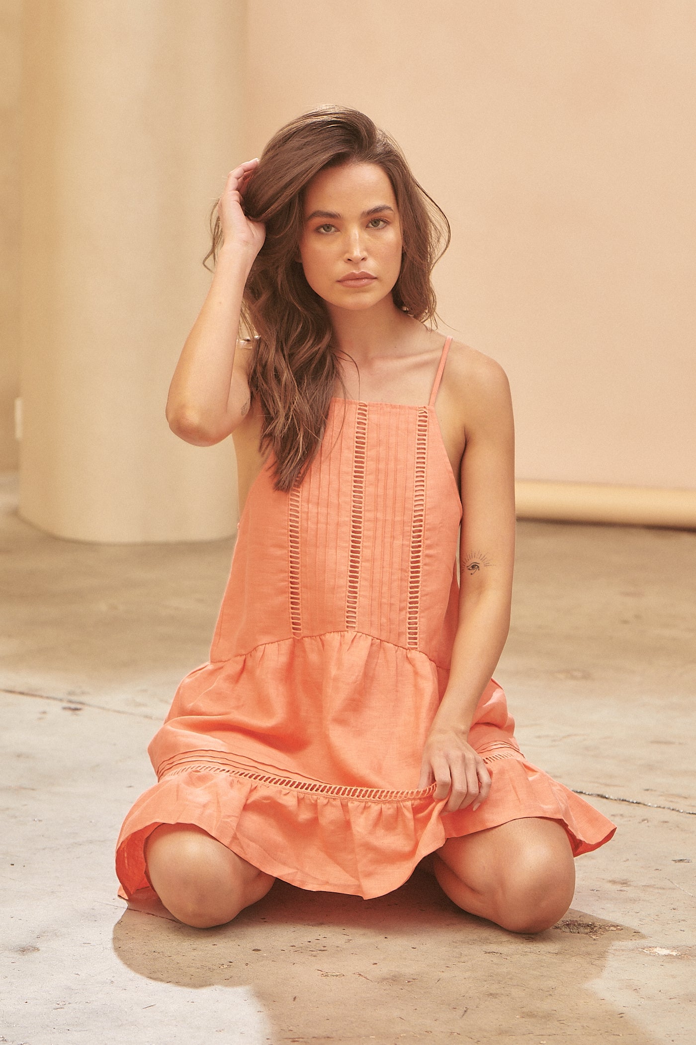  JAASE | HOLLIDAY CORAL LUX MINI DRESS | Bohemian Love Runway