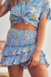 Jaase | POPPIES ROMBI MINI SKIRT | Bohemian Love Runway