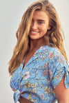 Jaase | POPPIES ROMBI MINI SKIRT | Bohemian Love Runway
