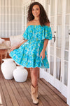 JAASE | SEA CRYSTAL GEORGIE MINI DRESS | Bohemian Love Runway