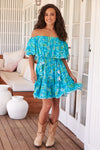 JAASE | SEA CRYSTAL GEORGIE MINI DRESS | Bohemian Love Runway