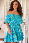 JAASE | SEA CRYSTAL GEORGIE MINI DRESS | Bohemian Love Runway