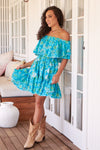 JAASE | SEA CRYSTAL GEORGIE MINI DRESS | Bohemian Love Runway