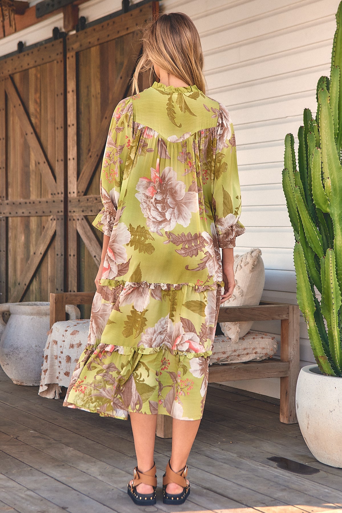  JAASE | MISTLETOE BRIANA MIDI DRESS | Bohemian Love Runway