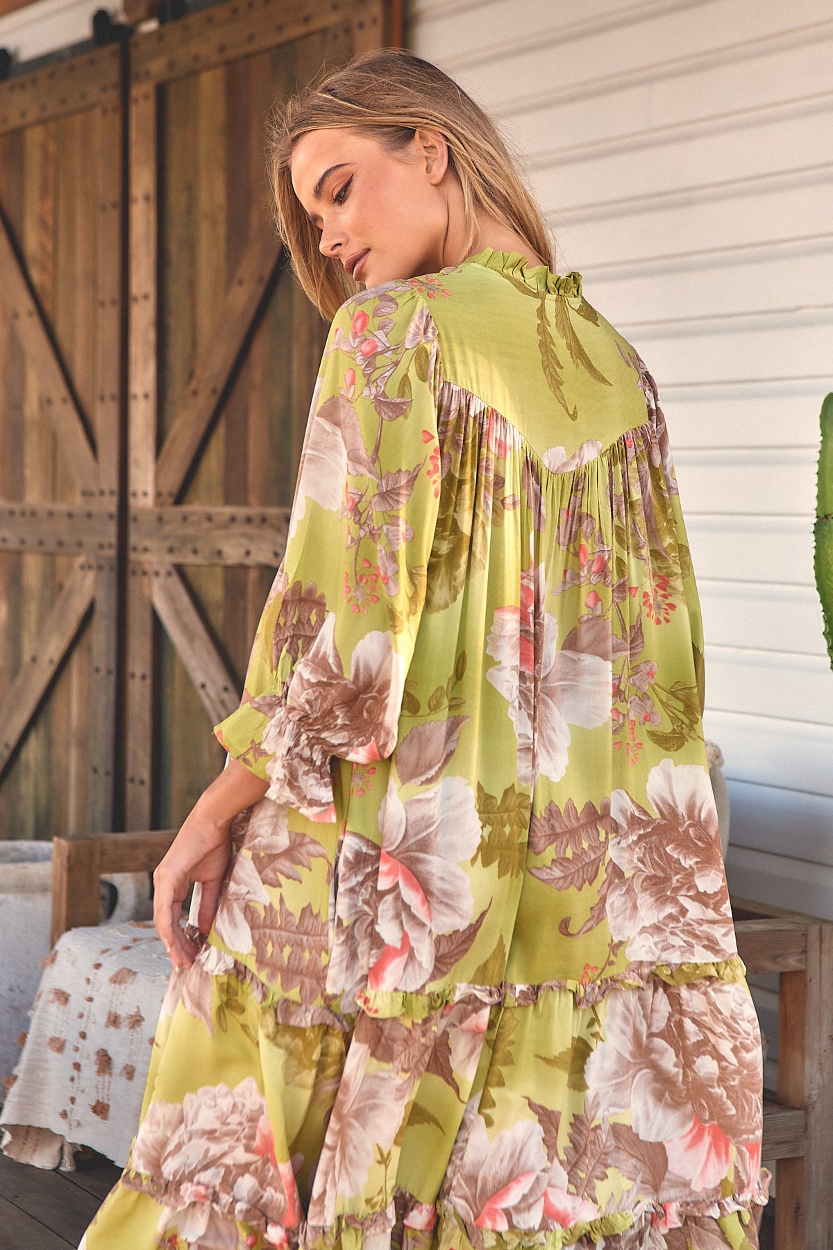  JAASE | MISTLETOE BRIANA MIDI DRESS | Bohemian Love Runway