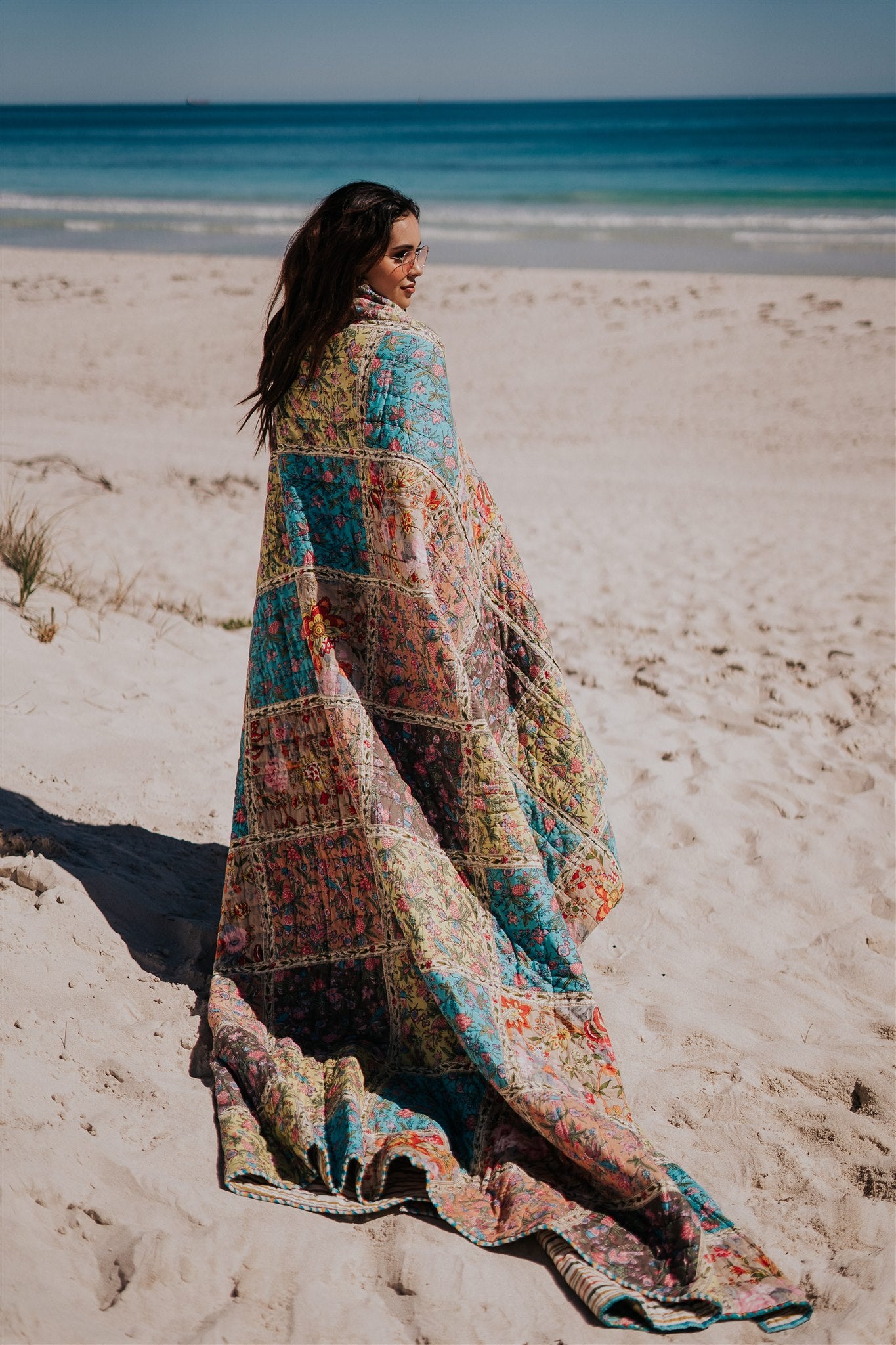  HOUSE OF SKYE | NEW ROMANTIC PATCHWORK QUILT | Bohemian Love Runway