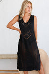 SAN JOSE THE LABEL | LOTTIE KNIT DRESS BLACK | Bohemian Love Runway