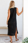 SAN JOSE THE LABEL | LOTTIE KNIT DRESS BLACK | Bohemian Love Runway