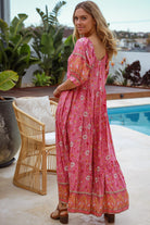  DREAMCATCHER | ALISON PUFF SLEEVE MAXI DRESS | Bohemian Love Runway