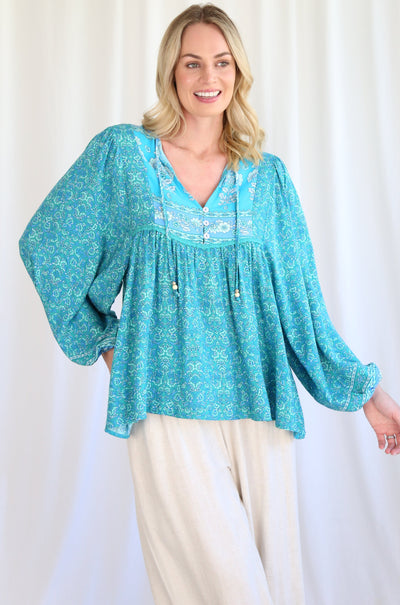 SALTY BRIGHT | RENATA BLOUSE | Bohemian Love Runway