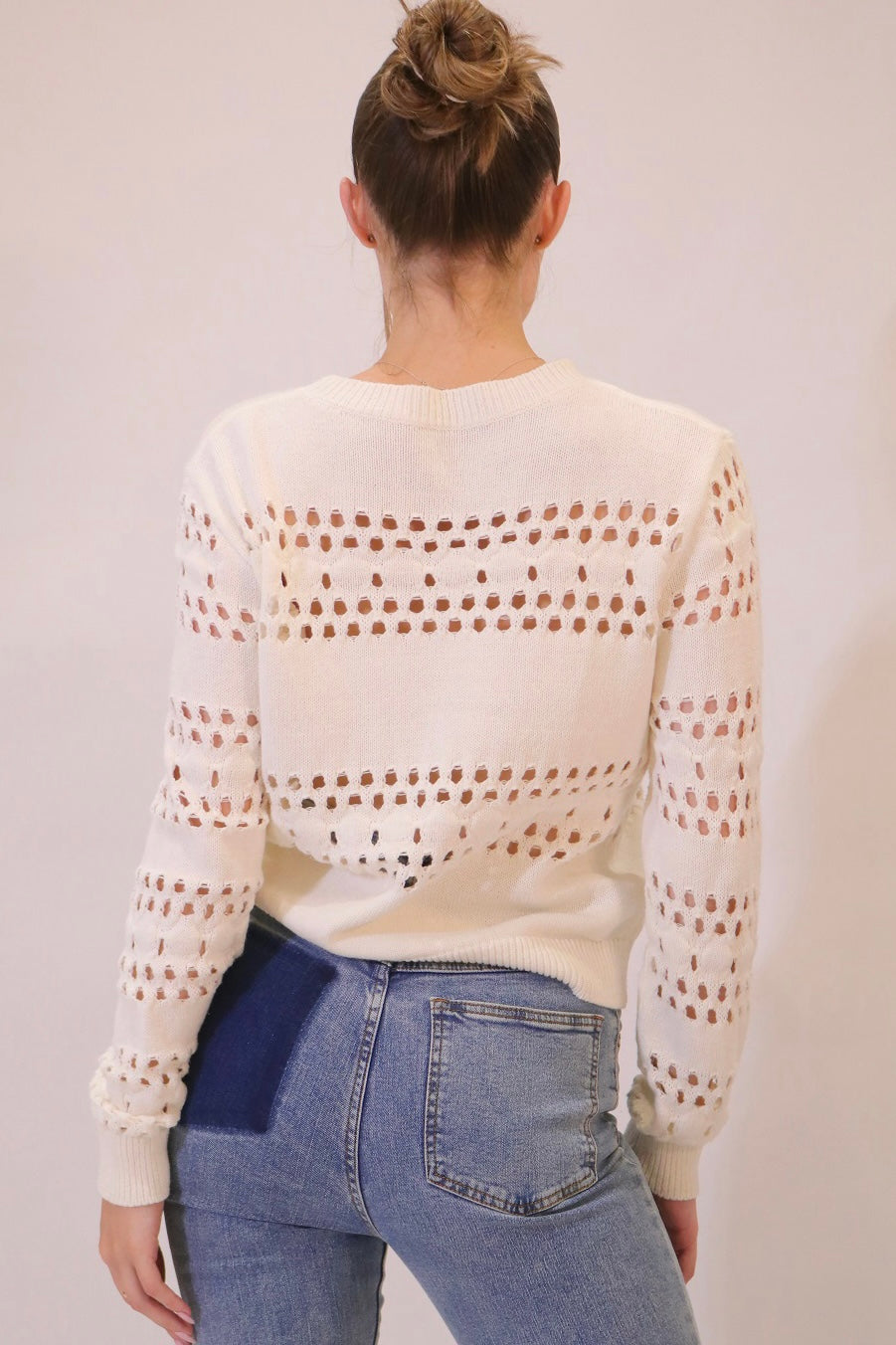  SLIDE SHOW | MELODY JANE KNIT SWEATER CREAM | Bohemian Love Runway