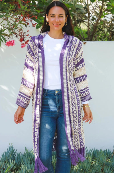 AVAMIA | TOKITO HOODIE KNIT CARDIGAN | Bohemian Love Runway