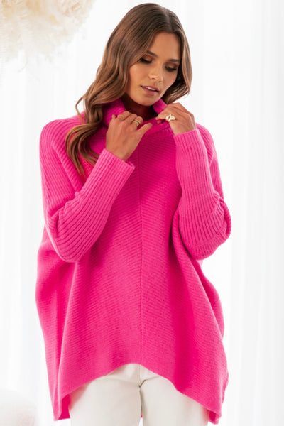 EBBY & I | PRAGUE SWEATER PINK | Bohemian Love Runway
