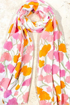  ANGELS WHISPER | WATERCOLOUR FLORAL LIGHTWEIGHT SCARF | Bohemian Love Runway