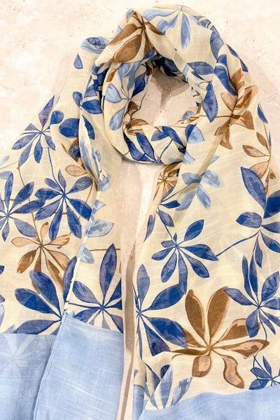 ANGELS WHISPER | LEAF PRINT LIGHTWEIGHT SCARF | Bohemian Love Runway