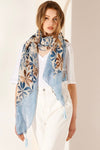 ANGELS WHISPER | LEAF PRINT LIGHTWEIGHT SCARF | Bohemian Love Runway