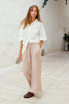 JATEA THE LABEL | DELLA SHIRT DRESS WHITE | Bohemian Love Runway